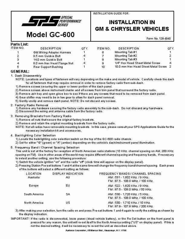 Audiovox Automobile Accessories GC-600-page_pdf